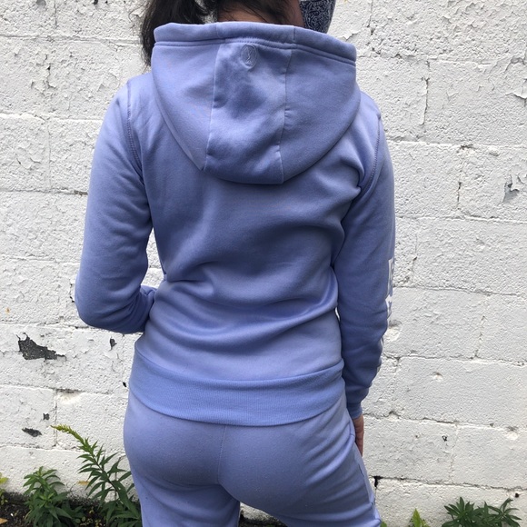 Periwinkle-Blue Hoodie + Sweatpants Set - Picture 5 of 7